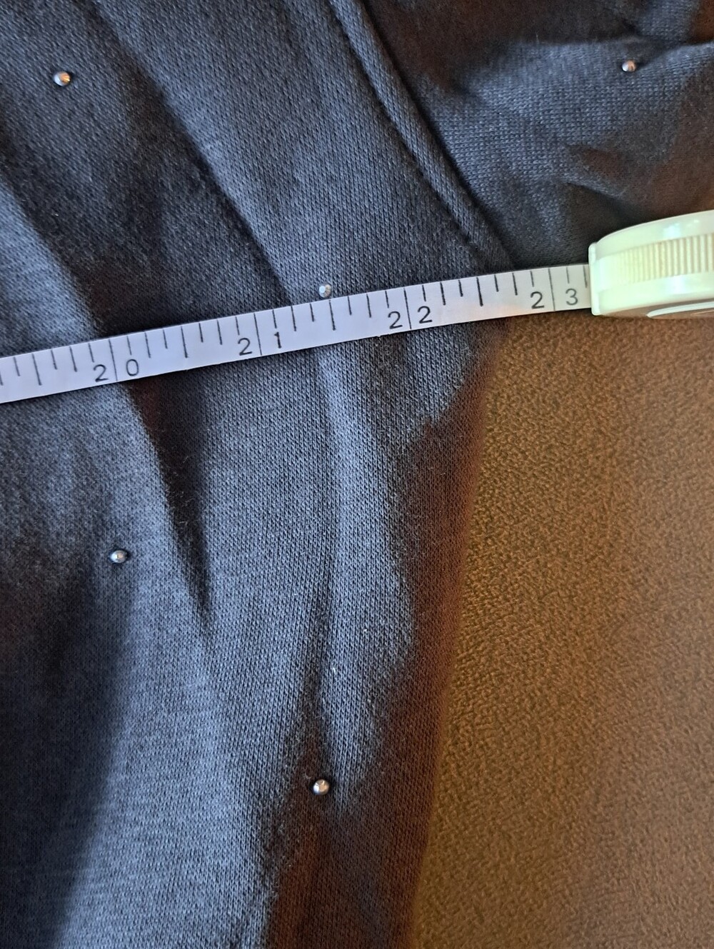 Fabulously Wicked Rhinestone Hoodie XXS 23 p2p Runs Big To Fit Up To Medium - Picture 5 of 7